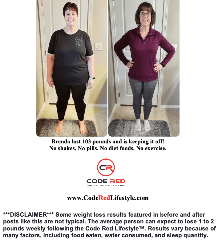 Down 103 pounds and free from plantar fasciitis, hot flashes, muscle